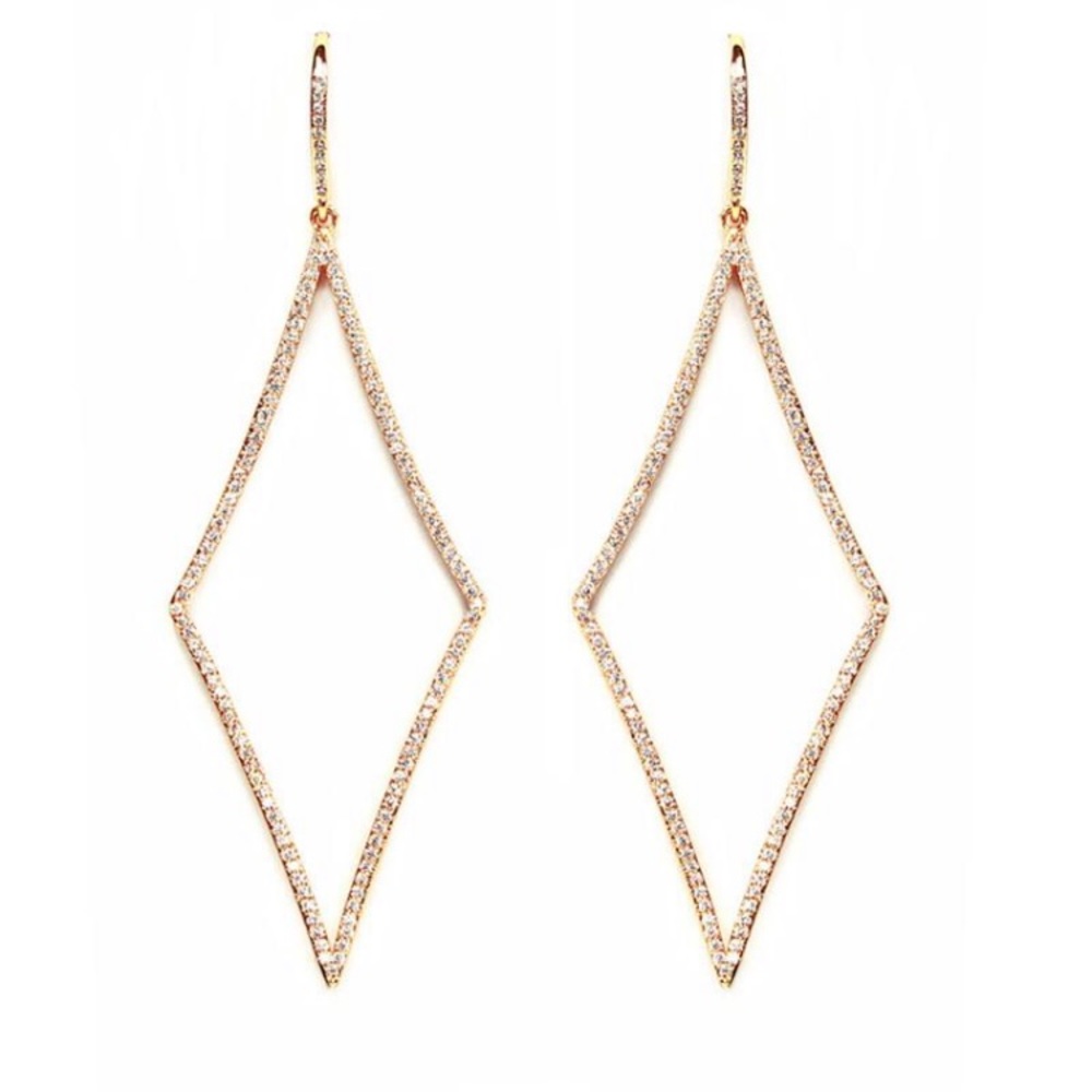 Melanie Auld 18k Rose Gold Plated Earrinngs